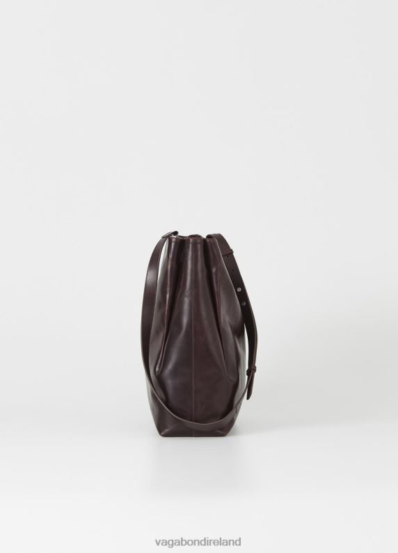 Accessory Unisex T0FHF256 SAPRI BAG Dark Brown leather Vagabond
